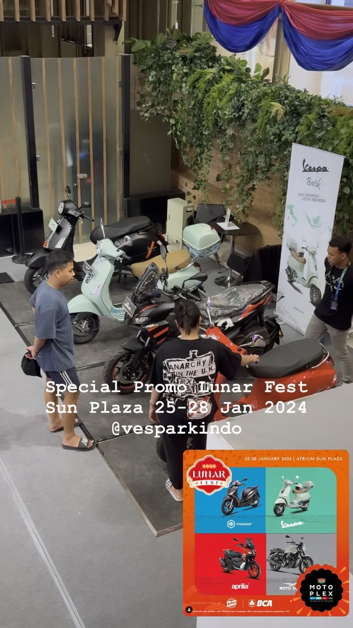 Special Promo Lunar Fest Sun Plaza Medan 25-28 Jan 2024

Hub 061-456-5454 @vesparkindo
WA 0815-21-595959